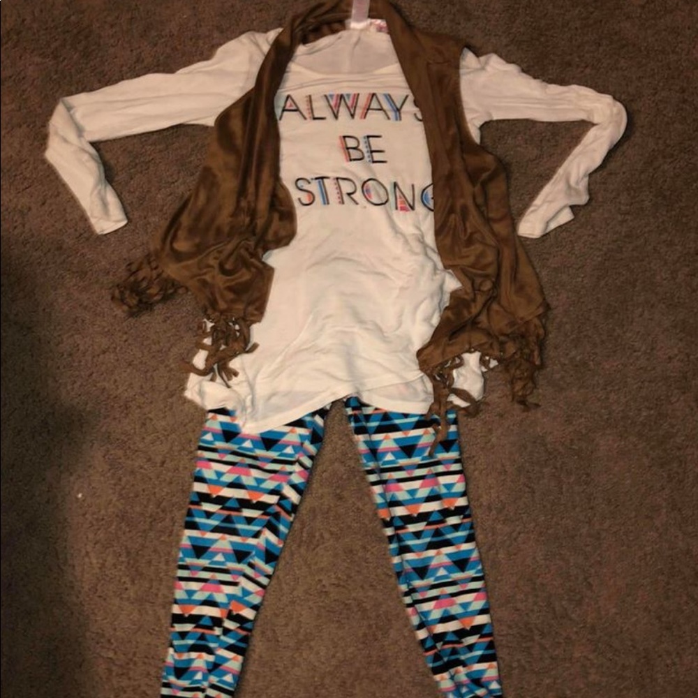 Justice outfit size 6/7